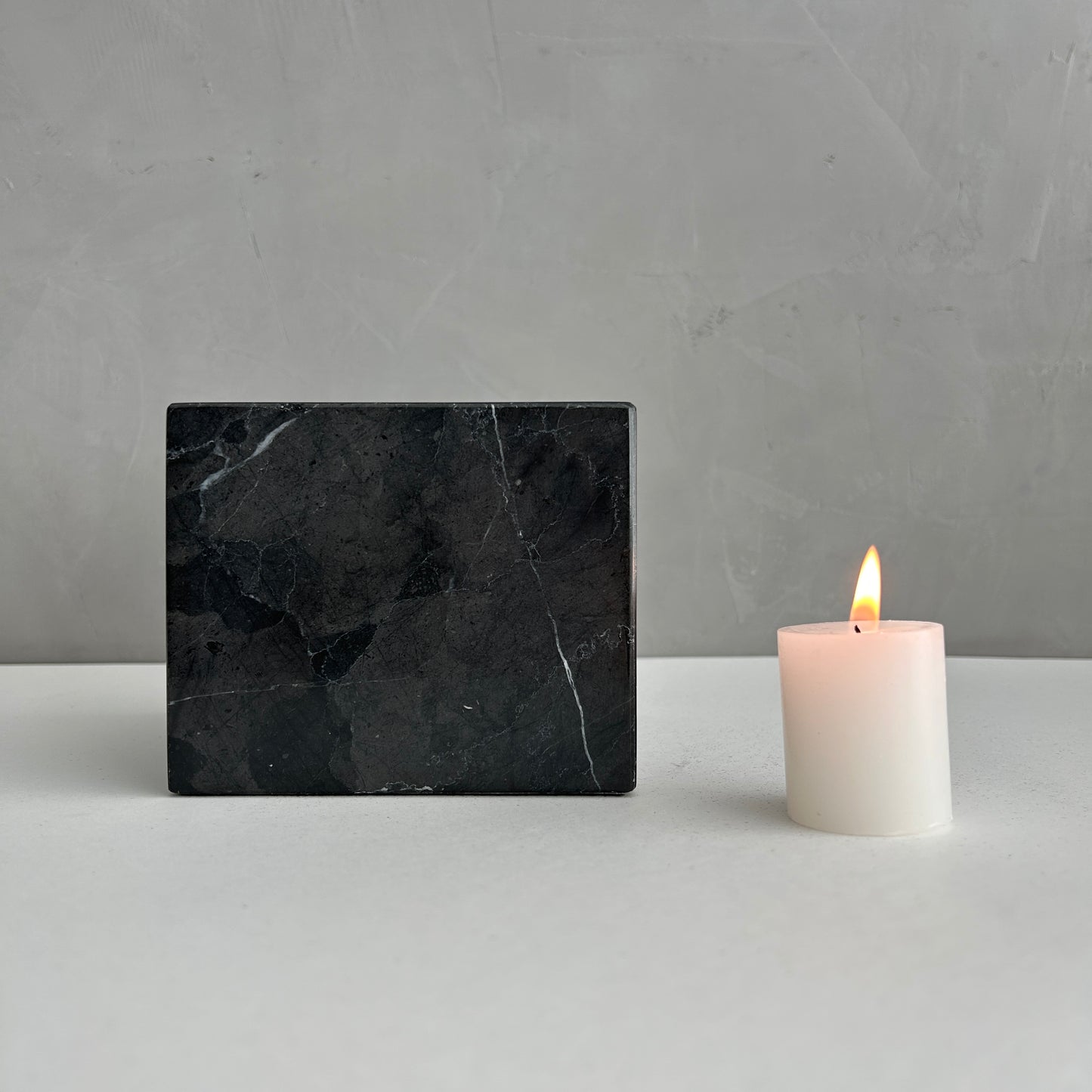 Gorgeous Handcrafted Mini Marble Cremation Urn, Small Memorial Urn for Ashes, Unique White Marble Keepsake Urn Loved Ones, Natural Stone Urn