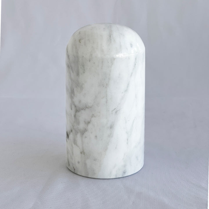 White Marble Urn - 25 cubic inches