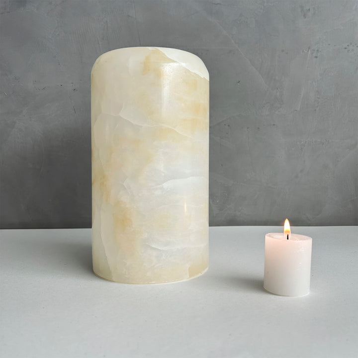 Honey Onyx Stone Cremation Urn for Human Ashes, Ash container, Cremation vessel, Urn 150 cubic inches, Beautiful handmade natural onyx urn