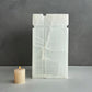 Beautiful White Onyx Memorial Urn for Ashes, Handcrafted Funeral, Individual Natural Stone Urn, Hand-Carved Memorial for Ashes. (Copy)