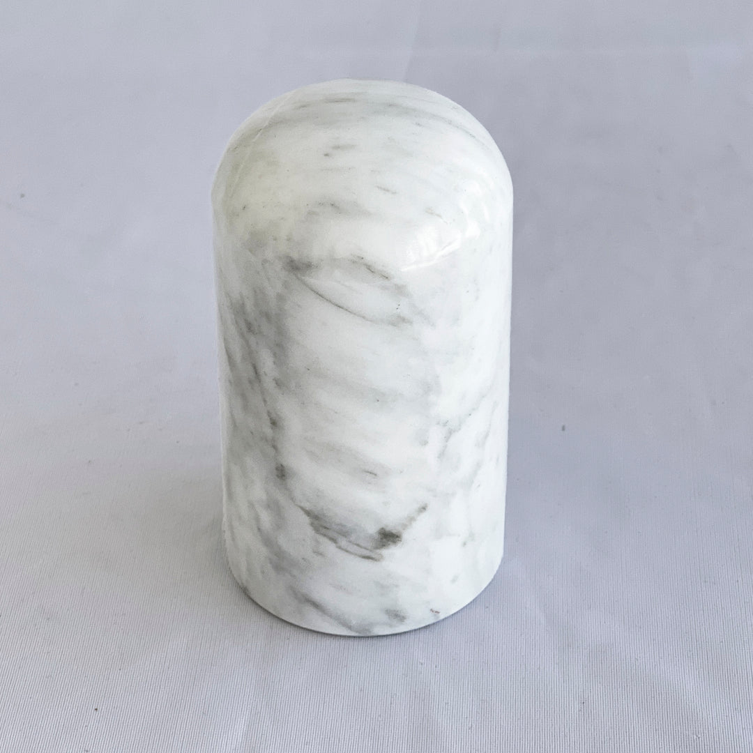 White Marble Urn - 25 cubic inches
