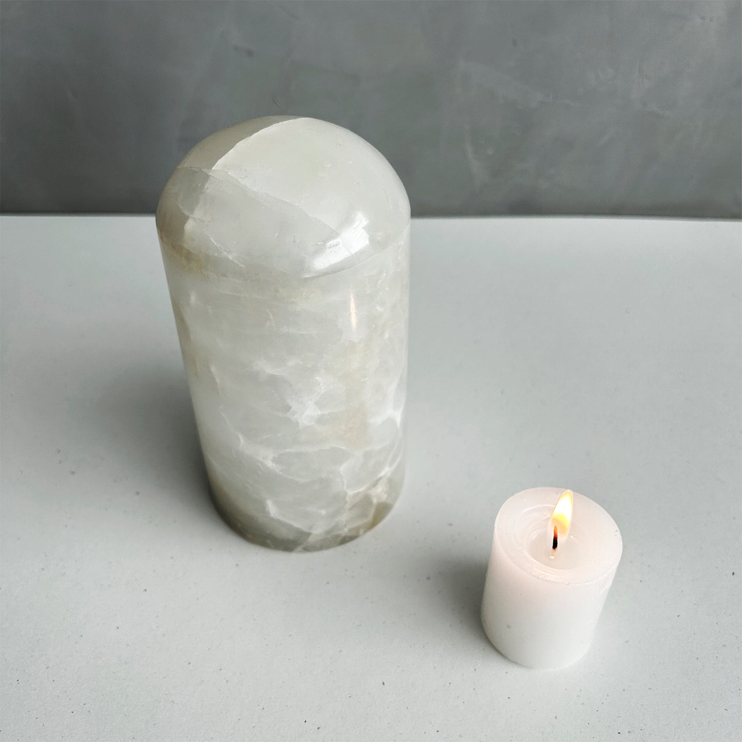 White Onyx Stone Cremation Urn for Loved ones, Ash container, Cremation vessel, Mini Urn, Keepsake urn