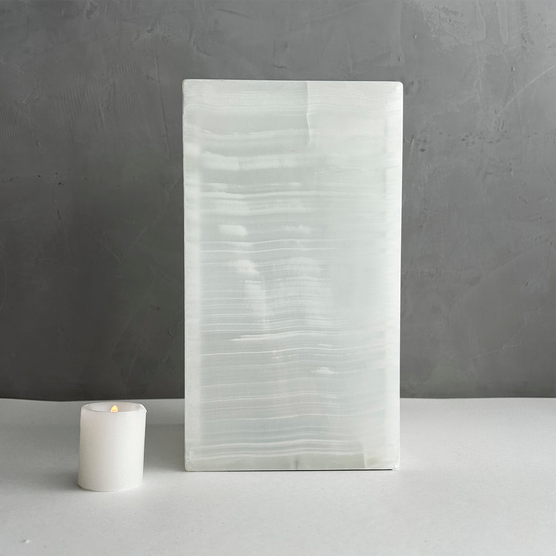 Beautiful White Onyx Memorial Urn for Ashes, Handcrafted Funeral, Individual Natural Stone Urn, Hand-Carved Memorial for Ashes. (Copy)