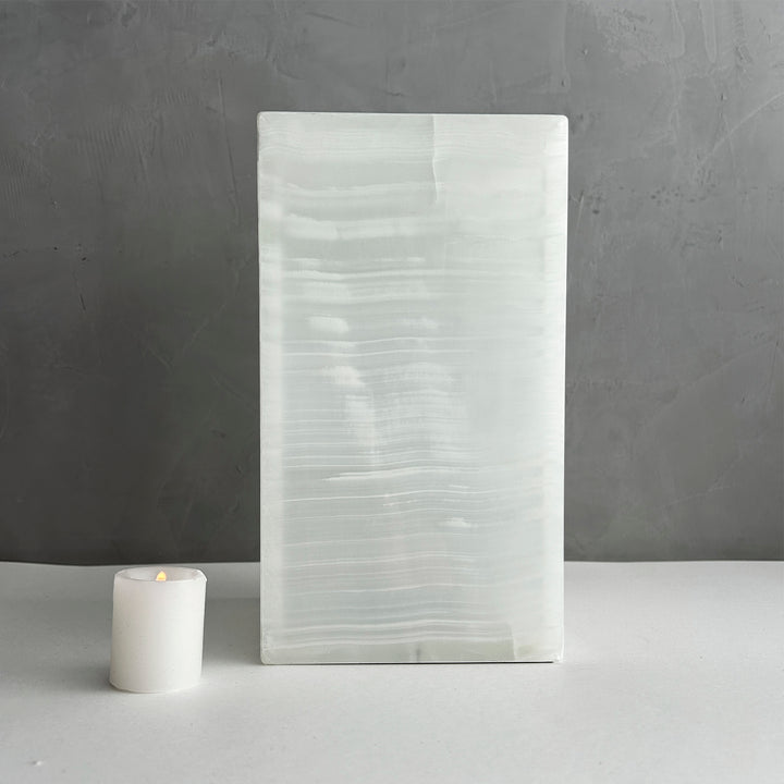 Beautiful White Onyx Memorial Urn for Ashes, Handcrafted Funeral, Individual Natural Stone Urn, Hand-Carved Memorial for Ashes. (Copy)