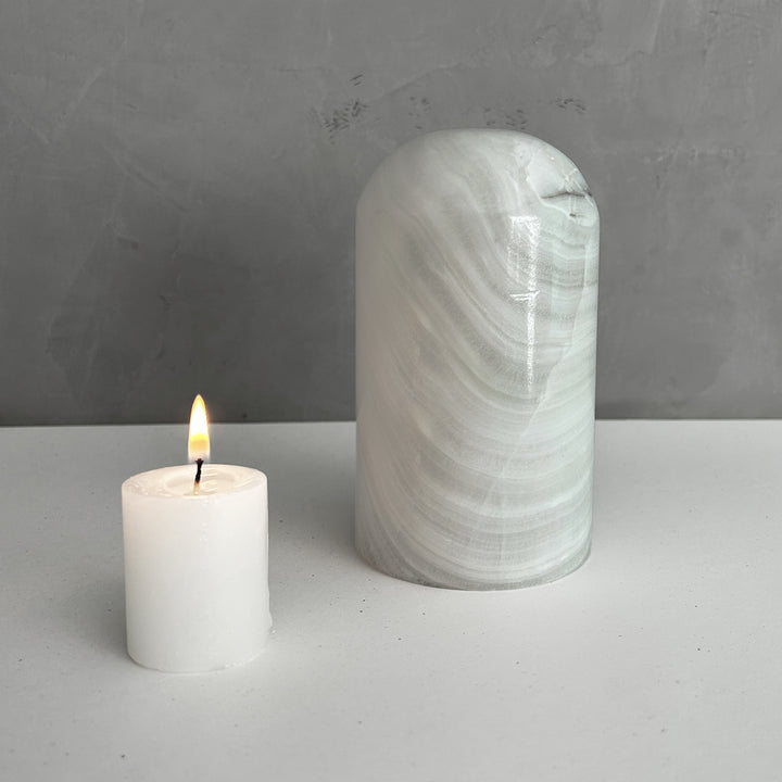 Beautiful White Onyx Stone Cremation Urn for Loved ones, Ash container, Cremation vessel, Mini Urn, Keepsake urn, Handcarved onyx stone