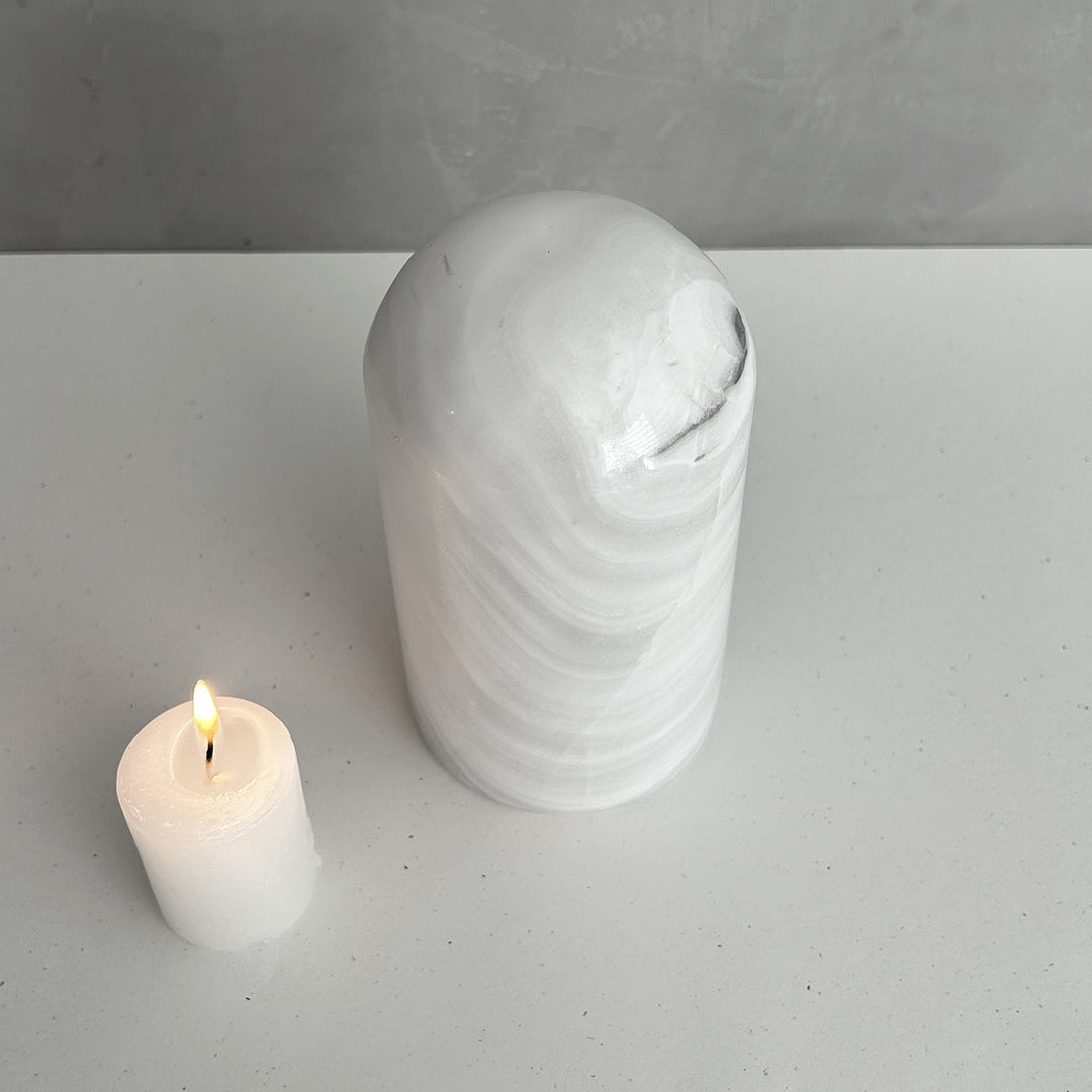 Beautiful White Onyx Stone Cremation Urn for Loved ones, Ash container, Cremation vessel, Mini Urn, Keepsake urn, Handcarved onyx stone