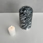 Gray Marble Stone Cremation Urn for Human or Pet Ashes, Ash container, Cremation vessel, Urn 25 cubic inches, Keepsake urn hand carved