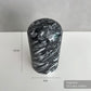 Gray Marble Stone Cremation Urn for Human or Pet Ashes, Ash container, Cremation vessel, Urn 25 cubic inches, Keepsake urn hand carved