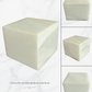 Hand-Carved White Onyx Memorial Urn: Small Natural Stone Keepsake