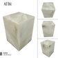 White Onyx Individual Urn - 120 cubic inches