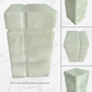 Beautiful White Onyx Memorial Urn for Ashes, Handcrafted Funeral, Individual Natural Stone Urn, Hand-Carved Memorial for Ashes