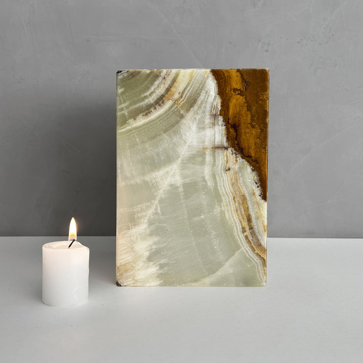 Green Onyx Individual Urn - 120 cubic inches