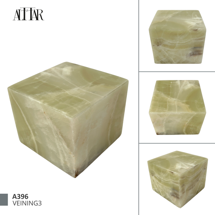 Unique Hand-Carved Onyx Natural Stone Funeral Urn, Small Memorial Urn for Ashes,  Natural Stone Keepsake Urn, Handcrafted Memorial Urn.