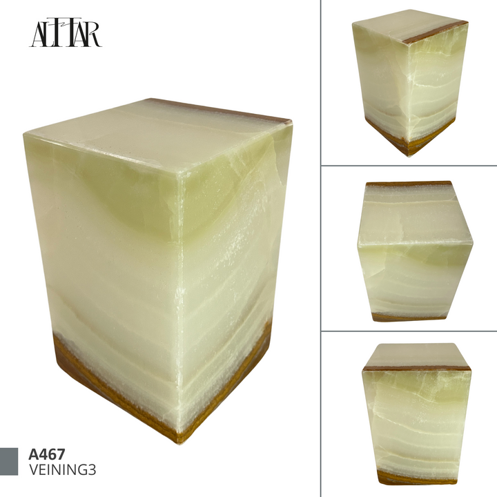 Green Onyx Individual Urn - 120 cubic inches