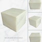 Hand-Carved White Onyx Memorial Urn: Small Natural Stone Keepsake