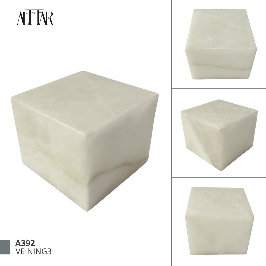 Unique White Hand-Carved Marble Funeral Urn, Small Memorial Urn for Ashes,  Natural Stone Keepsake Urn, Handcrafted Memorial Urn