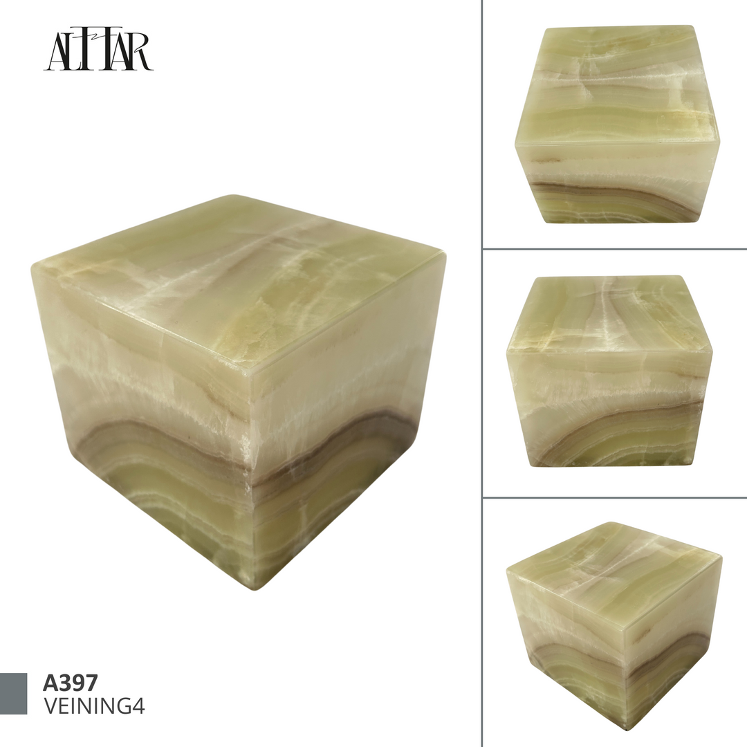 Unique Hand-Carved Onyx Natural Stone Funeral Urn, Small Memorial Urn for Ashes,  Natural Stone Keepsake Urn, Handcrafted Memorial Urn.