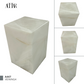 White Onyx Individual Urn - 120 cubic inches