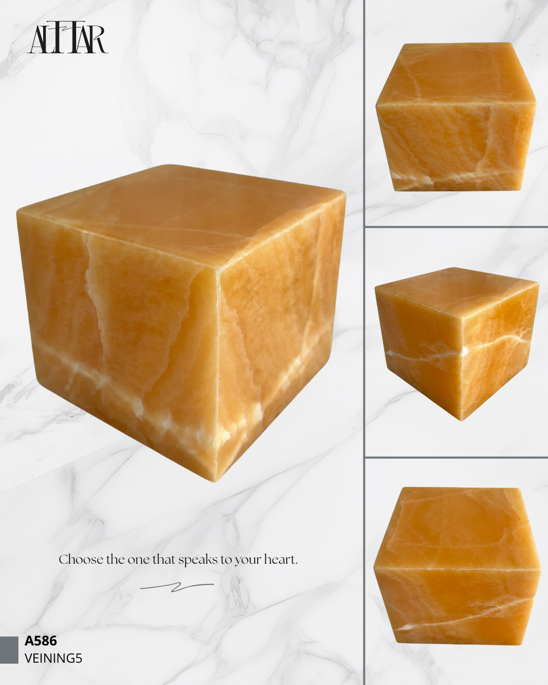 Hand-Carved Onyx Memorial Urn: Natural Stone Pet/Ashes Keepsake