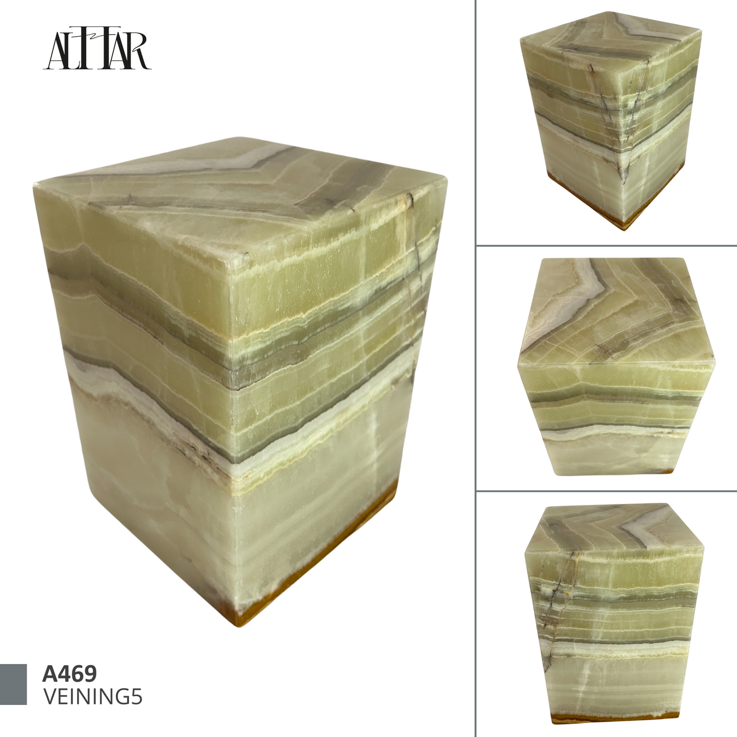 Green Onyx Individual Urn - 120 cubic inches