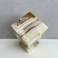Natural Green and Copper Onyx Stone Individual Urn - 280 cubic inches