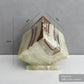 Natural Green and Copper Onyx Stone Individual Urn - 280 cubic inches
