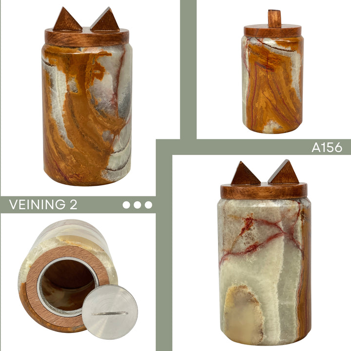 Natural Stone Cat or Pet Urn - 65 cubic inches