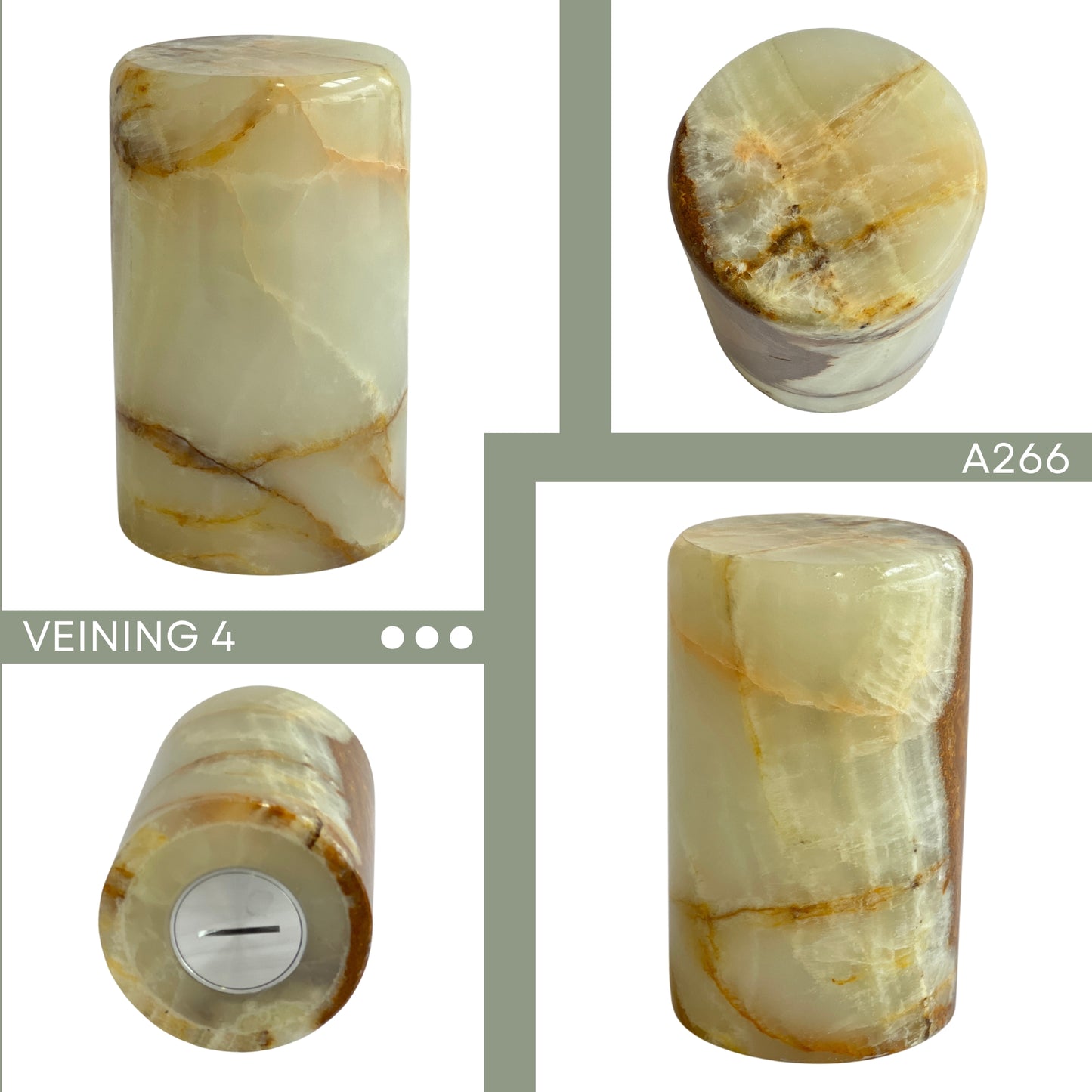 Green Onyx Urn - 150 cubic inches