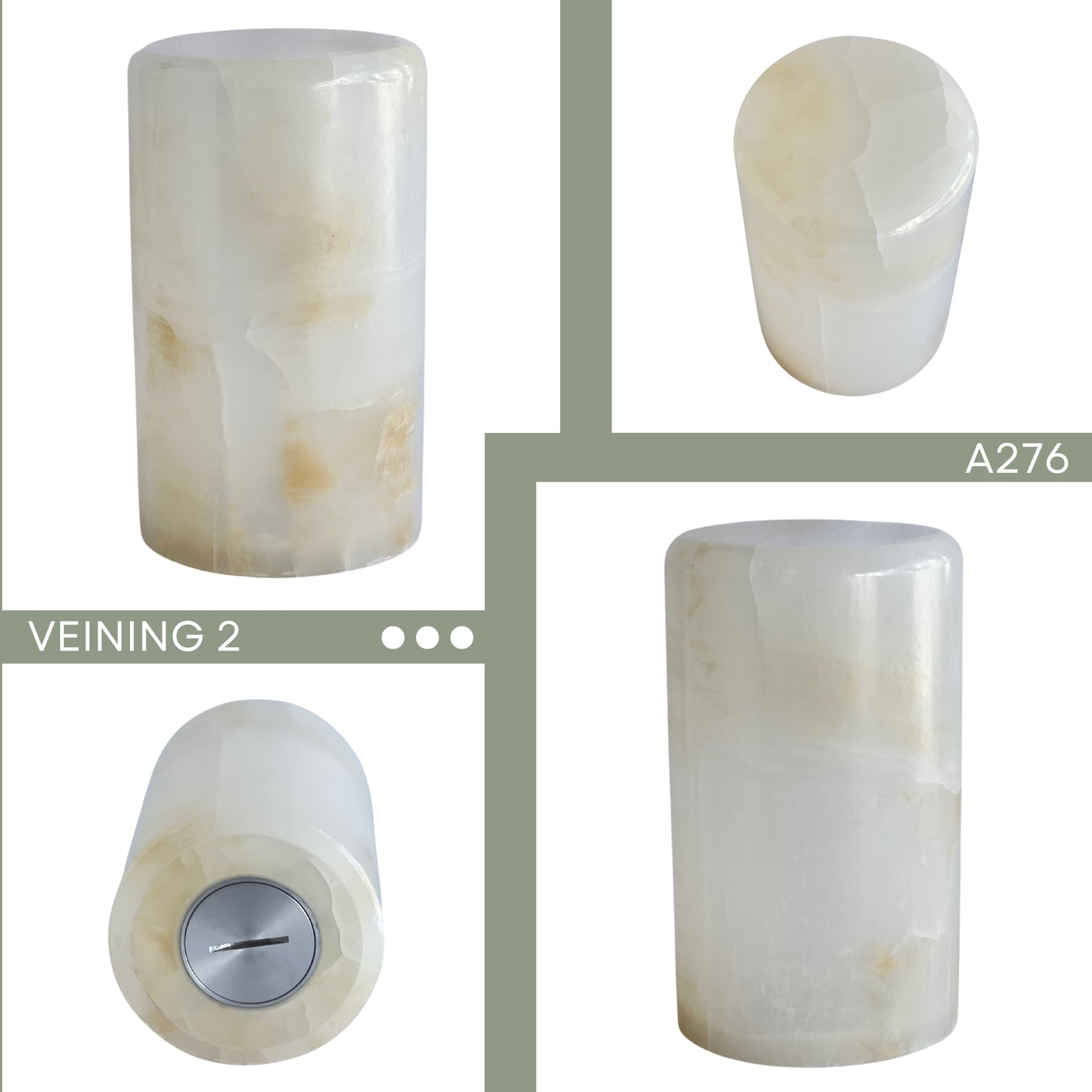 White Onyx Urn - 150 cubic inches