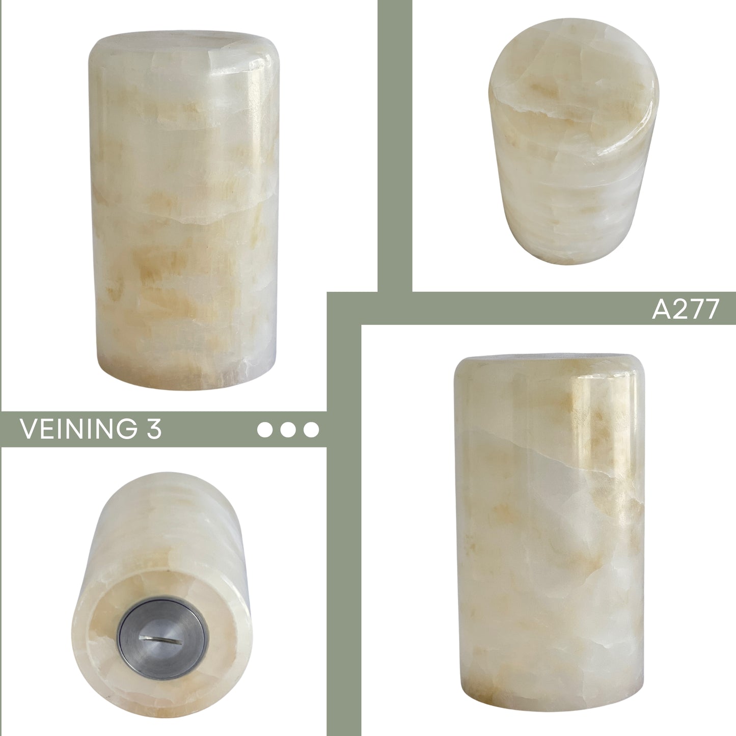 White Onyx Urn - 150 cubic inches