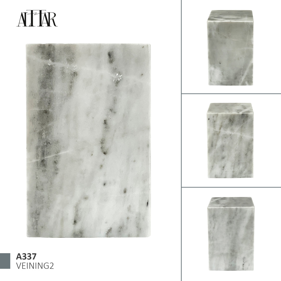 White Marble Individual Cremation Urn, Handmade Memorial for Ashes, Timeless Natural Stone Urn, Natural Stone Urn, Handcrafted Funeral Urn.