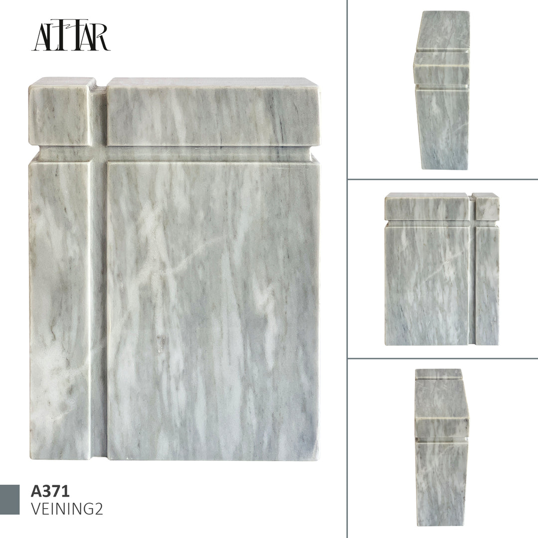 Beautiful White Marble Cremation Urn for Human or pet Ashes, Ash container, Cremation vessel