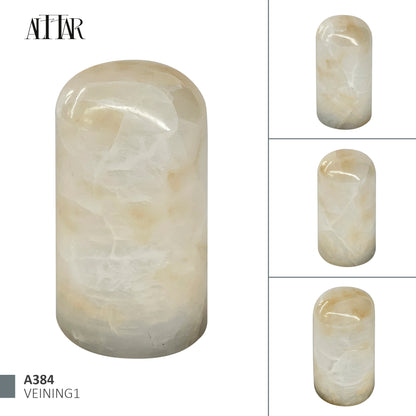 White Onyx Stone Cremation Urn for Loved ones, Ash container, Cremation vessel, Mini Urn, Keepsake urn