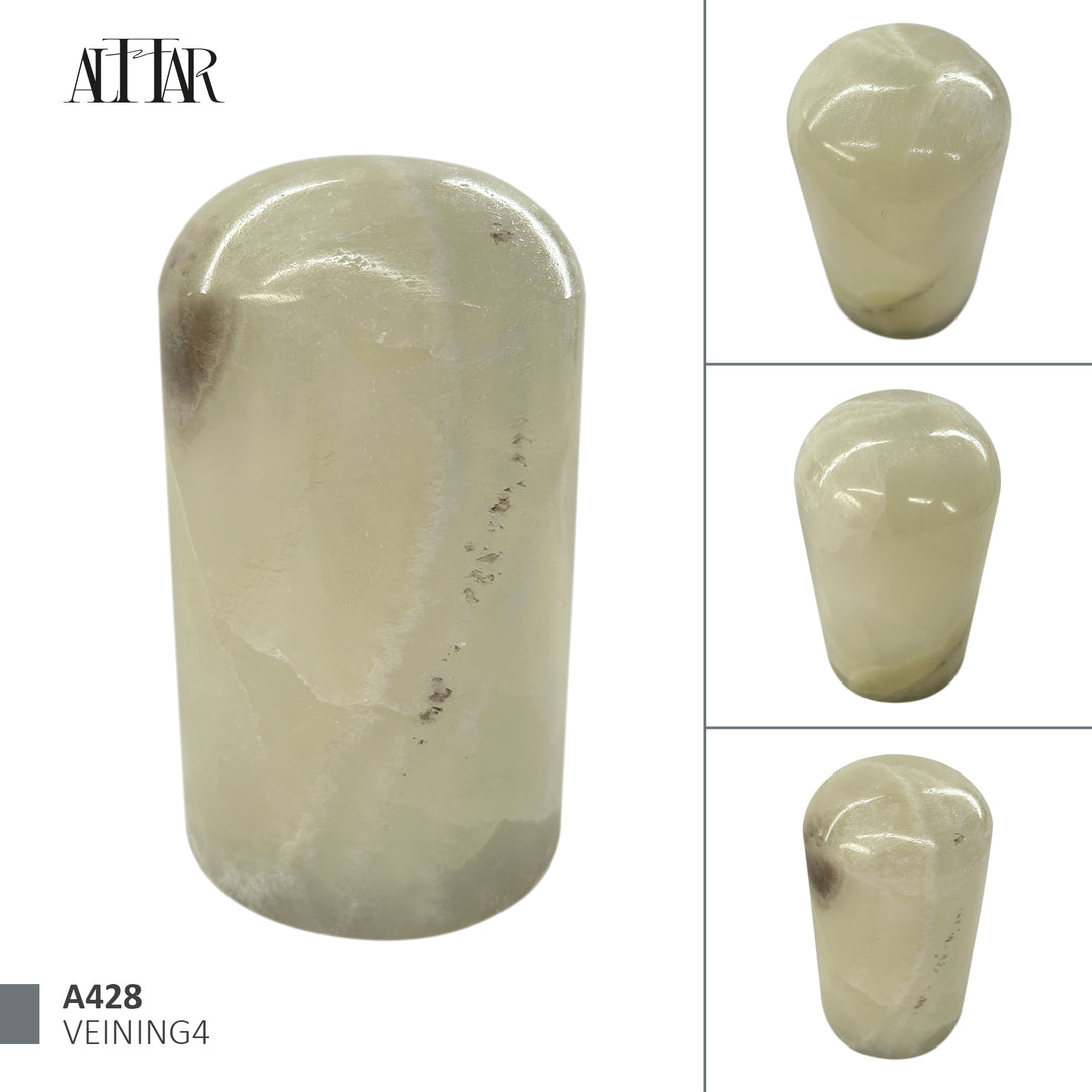 Green Onyx Stone Cremation Urn for Human or Pet Ashes, Ash container, Cremation vessel, Urn 25 cubic inches, Keepsake urn