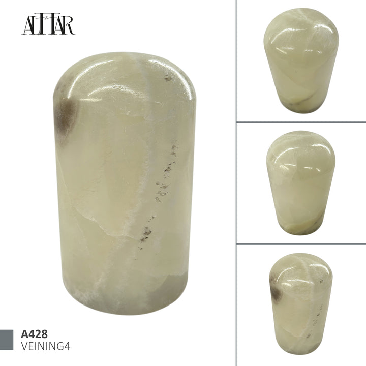 Green Onyx Stone Cremation Urn for Human or Pet Ashes, Ash container, Cremation vessel, Urn 25 cubic inches, Keepsake urn