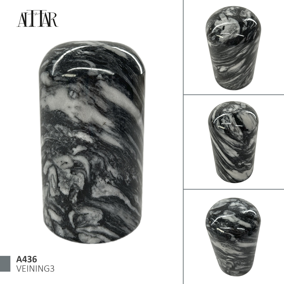 Gray Marble Stone Cremation Urn for Human or Pet Ashes, Ash container, Cremation vessel, Urn 25 cubic inches, Keepsake urn hand carved