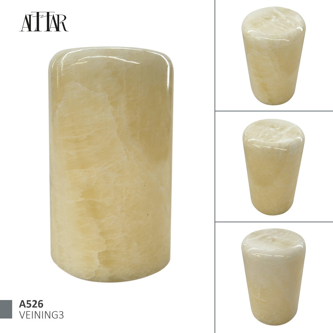 Honey Onyx Stone Cremation Urn for Human Ashes, Ash container, Cremation vessel, Urn 150 cubic inches, Beautiful handmade natural onyx urn