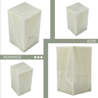 White Onyx Individual Urn - 180 cubic inches