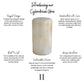 White Onyx Urn - 150 cubic inches