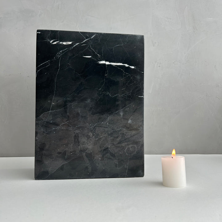 Black Marble Individual Urn - 200 cubic inches