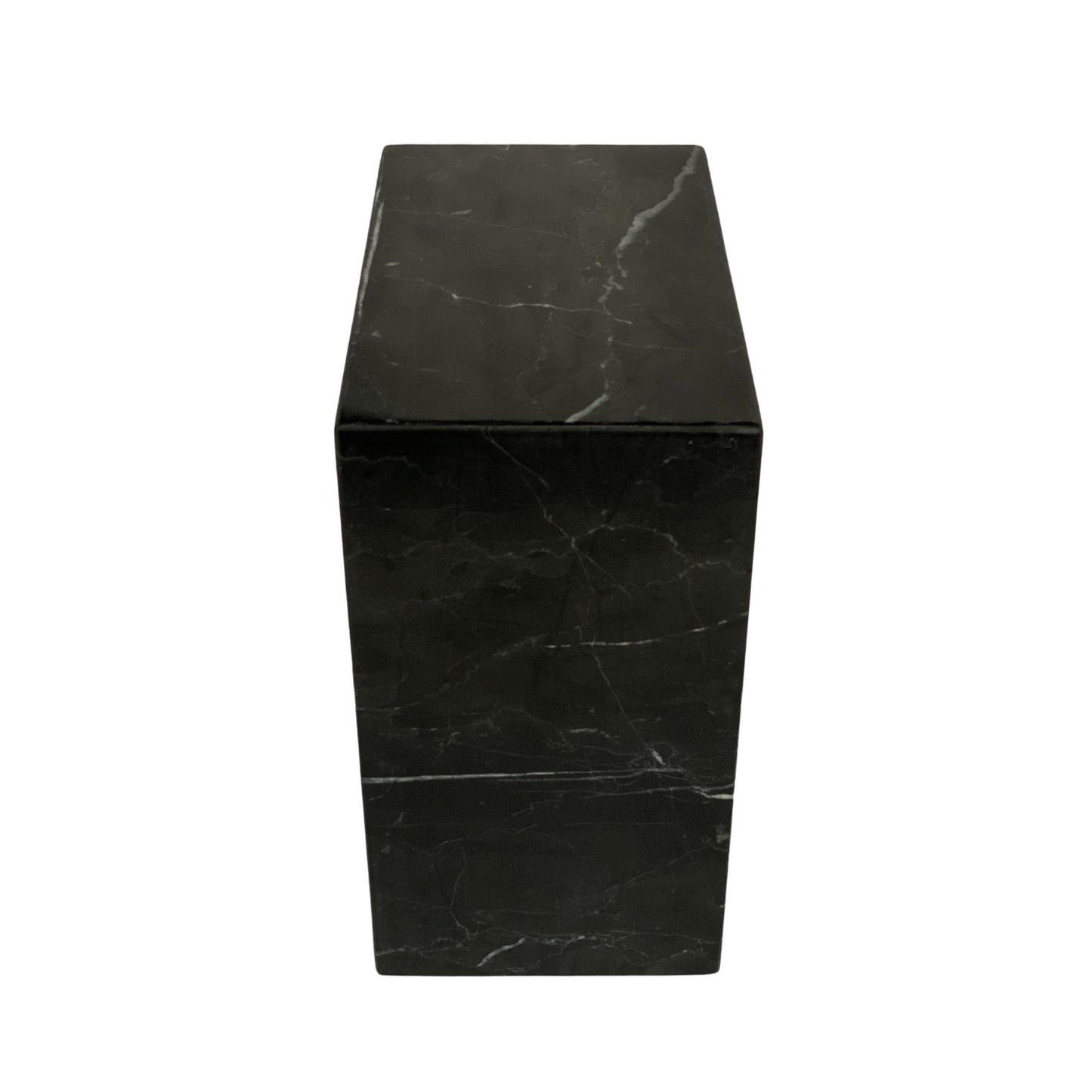 Black Marble Double Urn - 440 cubic inches