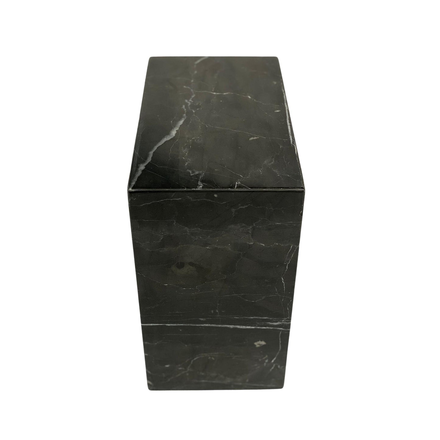 Black Marble Double Urn - 440 cubic inches