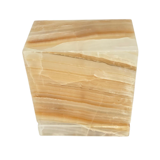 Beige Onyx Double Urn - 440 cubic inches