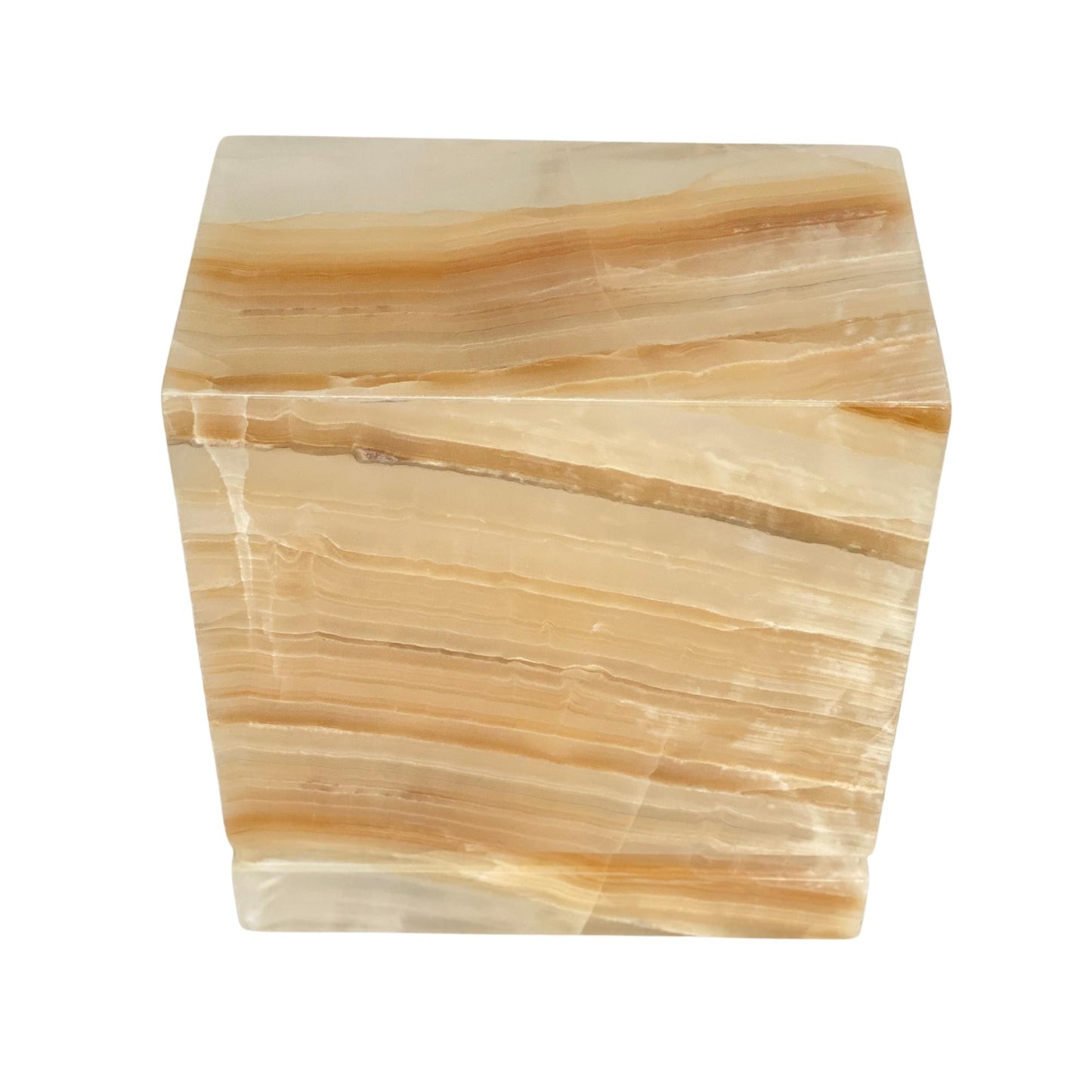 Beige Onyx Double Urn - 440 cubic inches