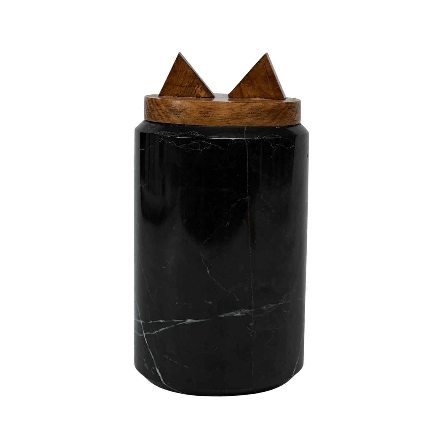 Black Marble Urn - 65 cubic inches