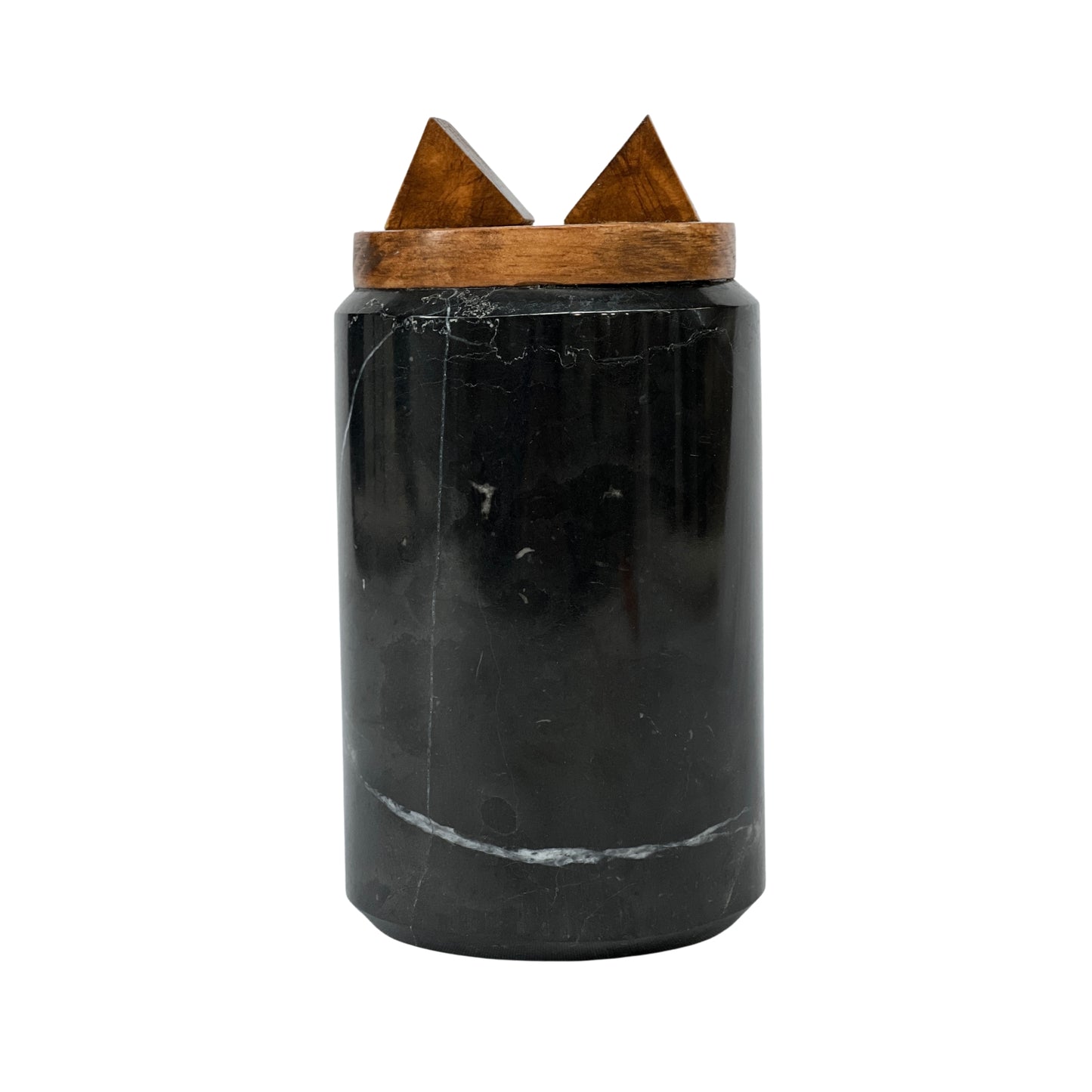 Black Marble Urn - 65 cubic inches