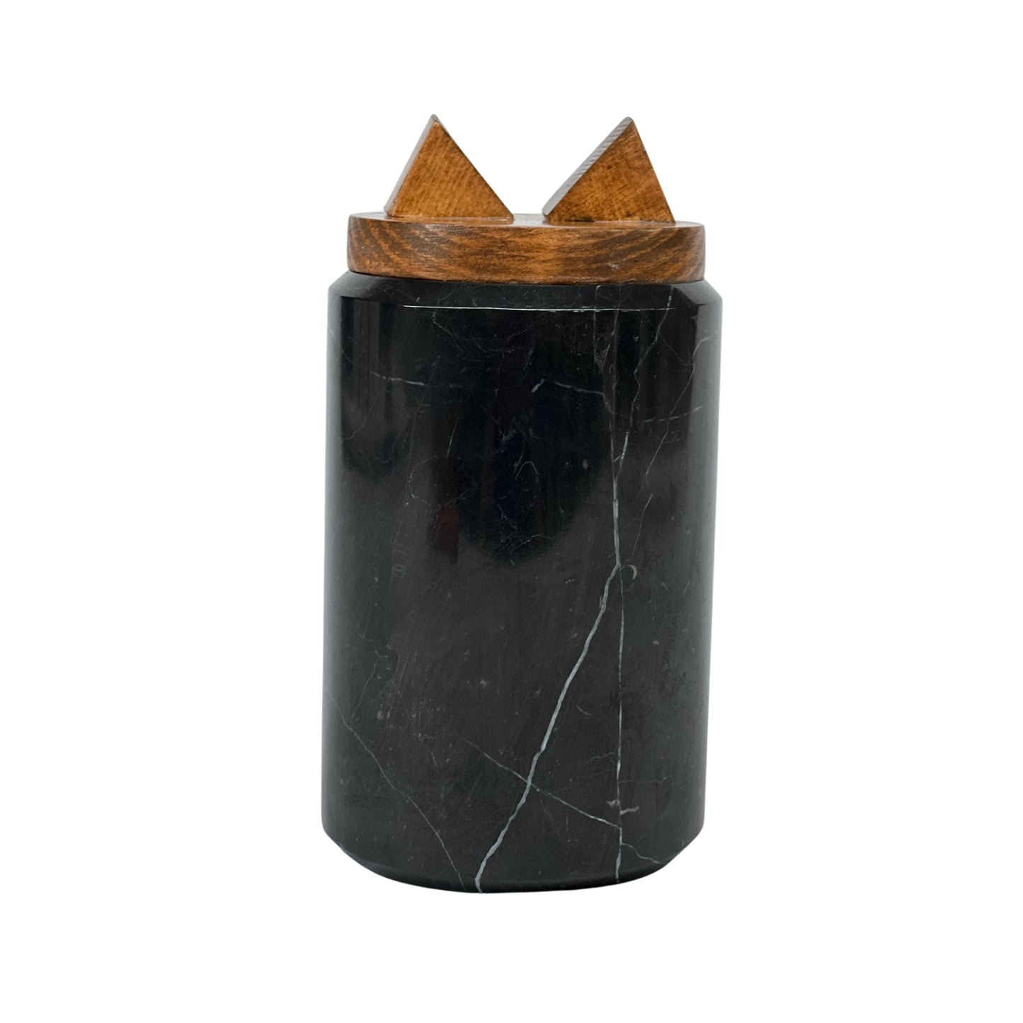 Black Marble Urn - 65 cubic inches