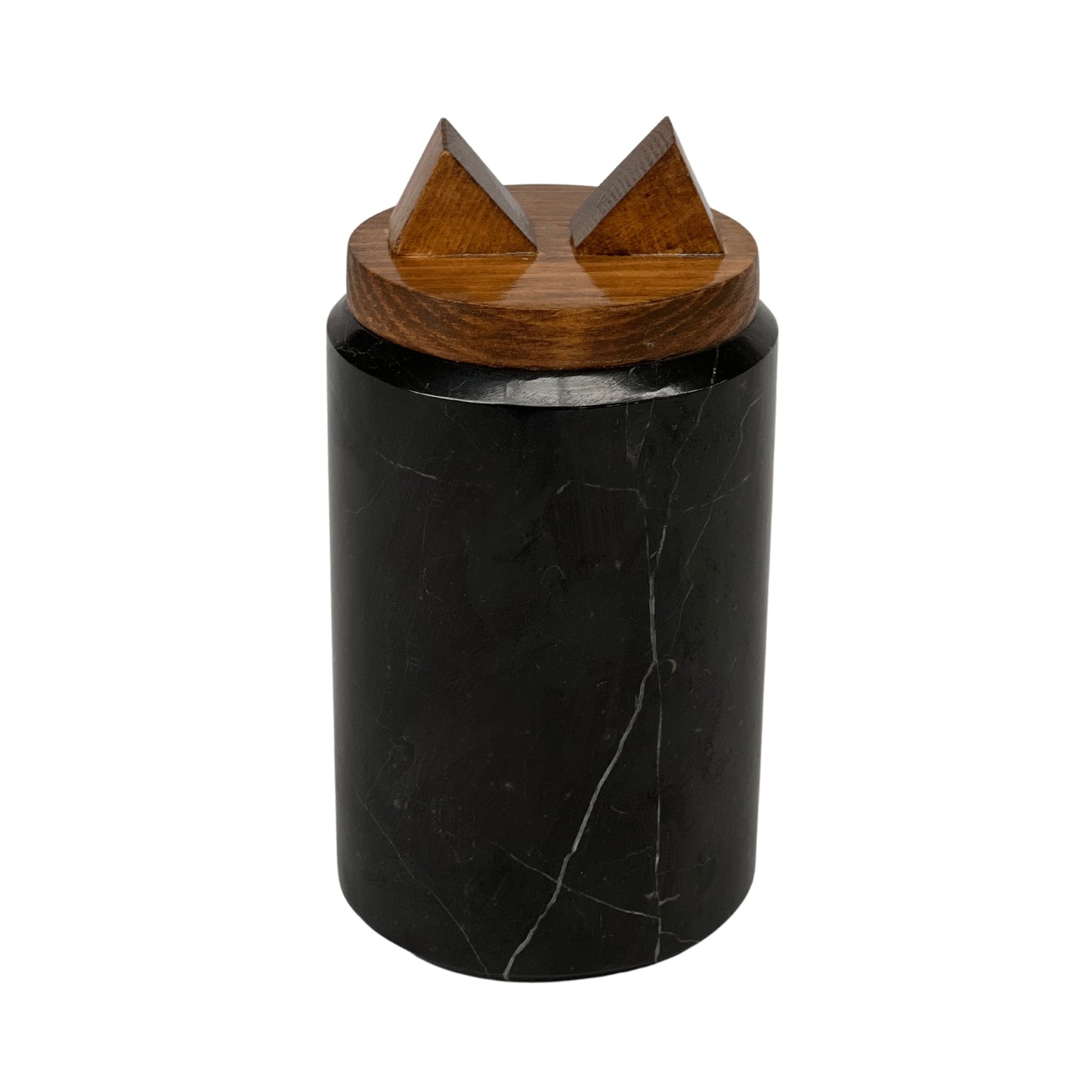 Black Marble Urn - 65 cubic inches