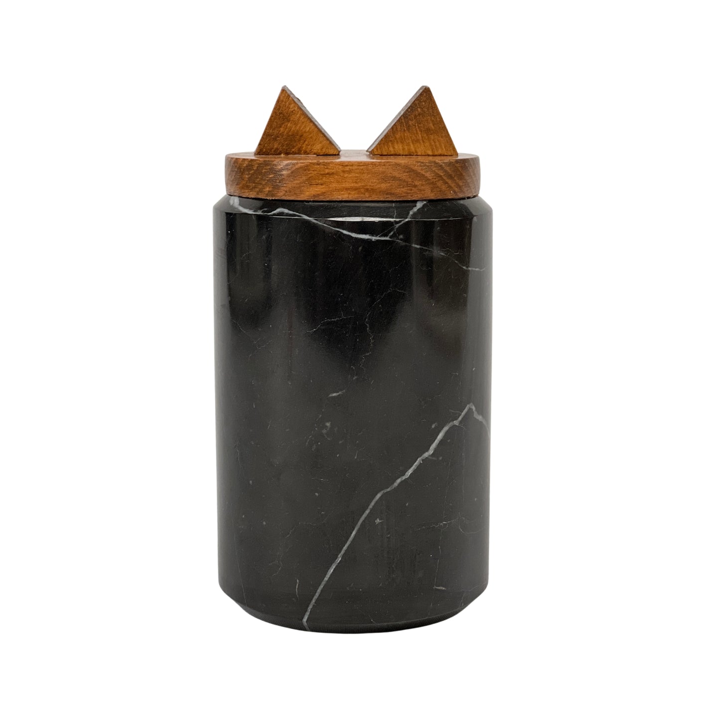 Black Marble Urn - 65 cubic inches