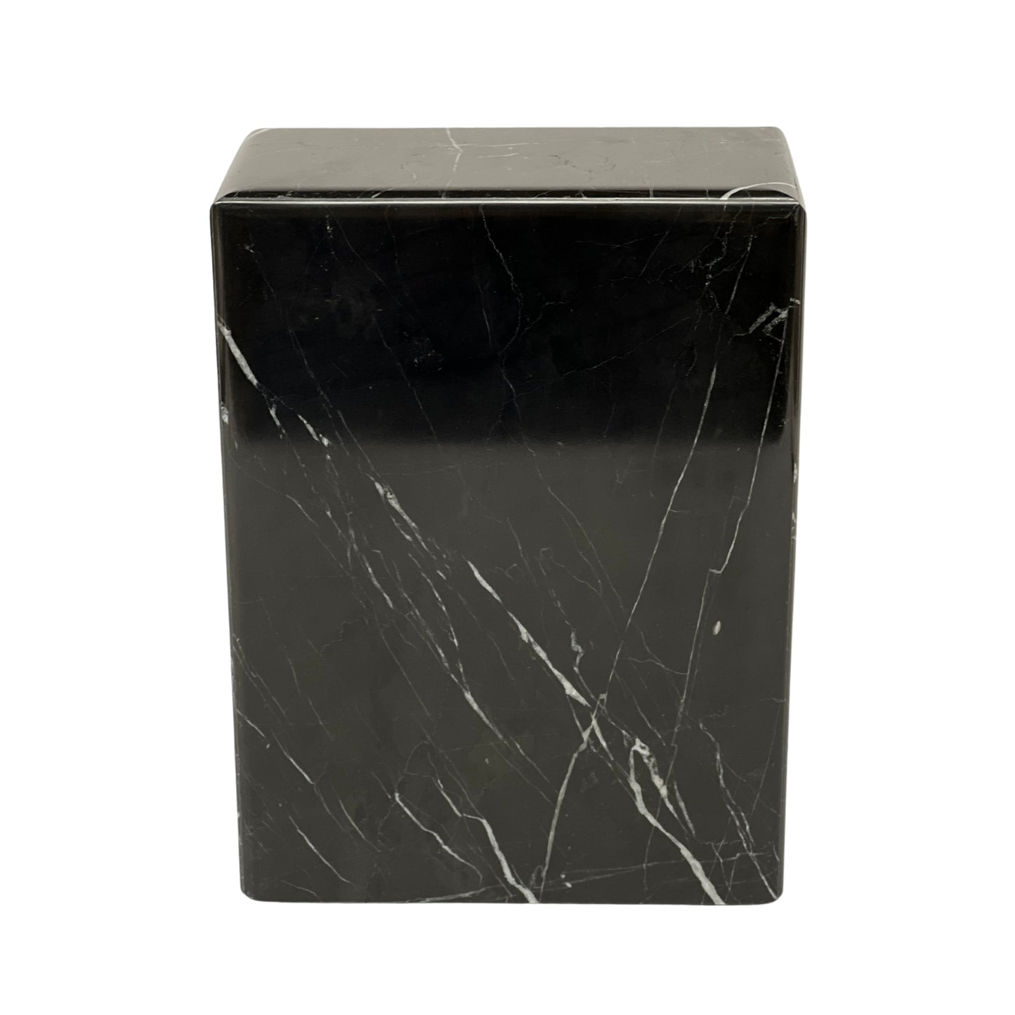 Black Marble Urn - 200 cubic inches